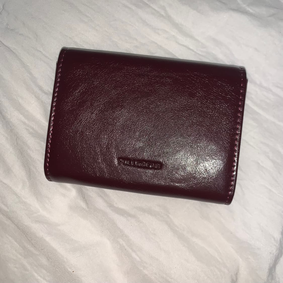 Pull & Bear leather wallet cherry 상품이미지3