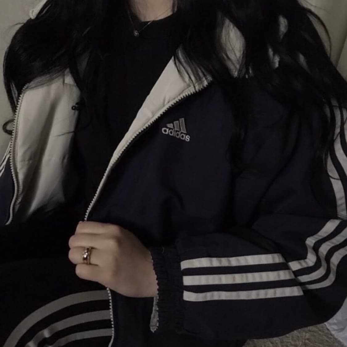 아디다스 빅로고 리버시블 양면 패딩점퍼 자켓 상품이미지2