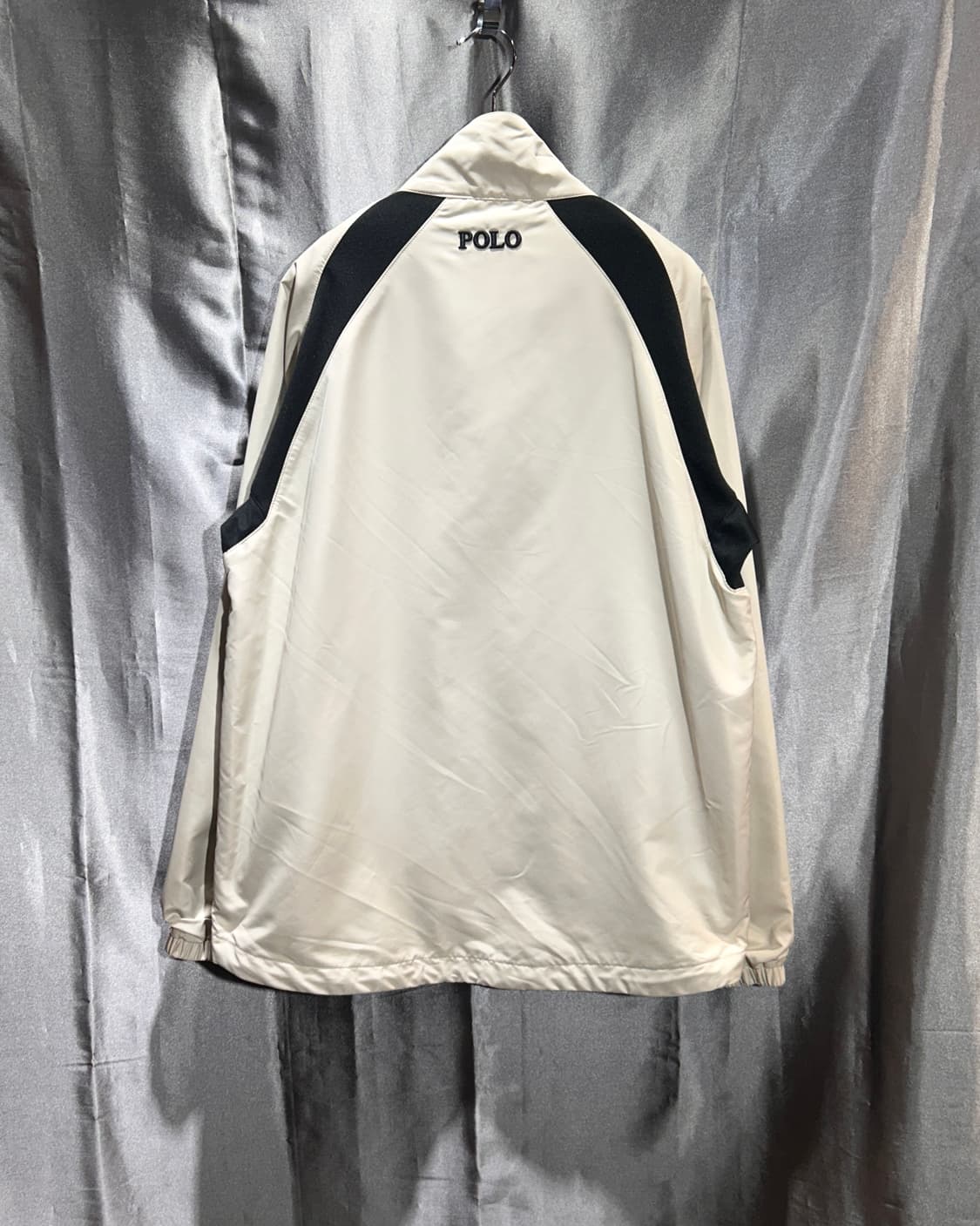 M 폴로랄프로렌 미니멀 스펠링 로고 아이보리 나일론 자켓 상품이미지4
