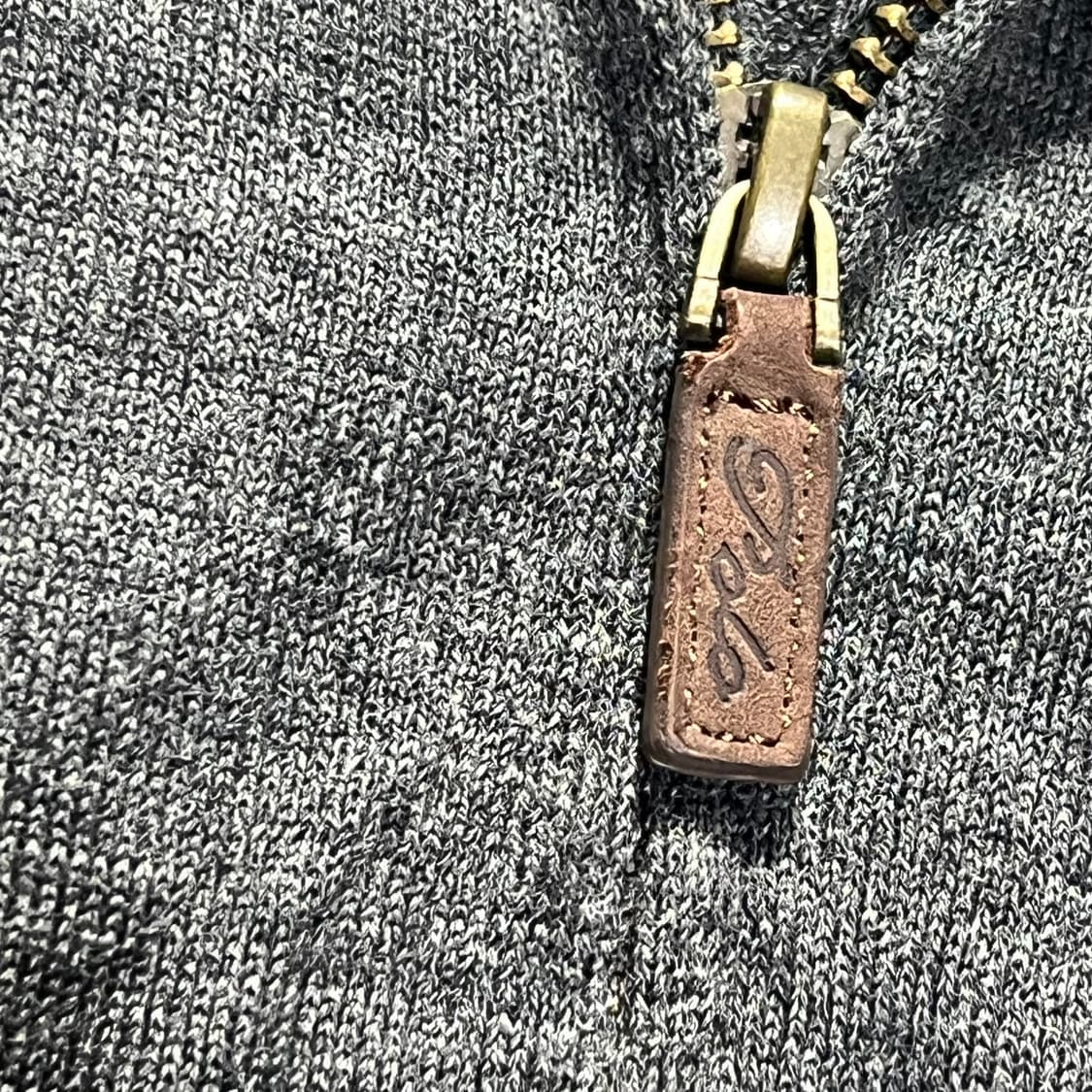 폴로 쿼터집 반집업 니트 상품이미지3