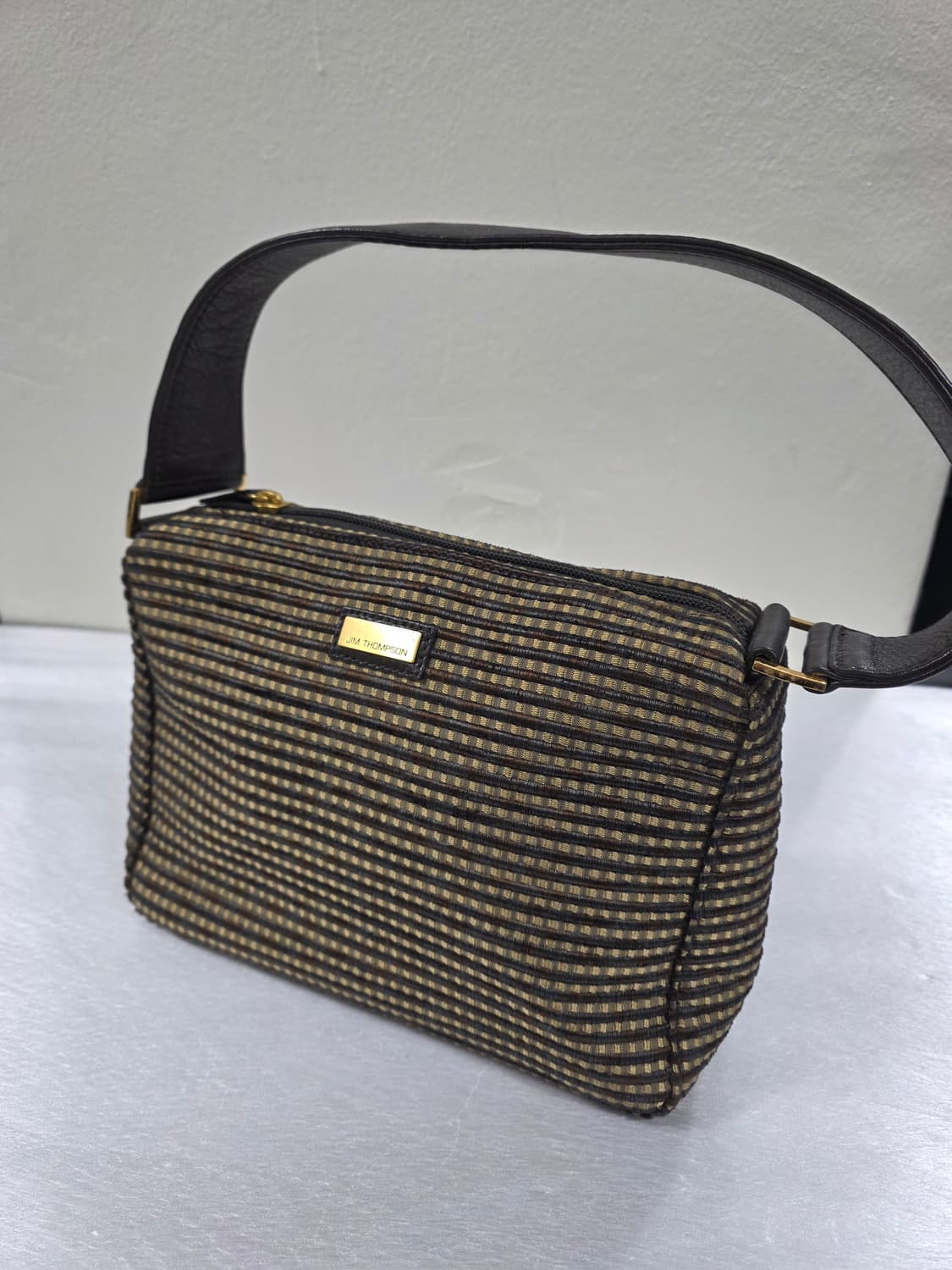 짐톰슨 스트라이프 패브릭 파우치 상품이미지2