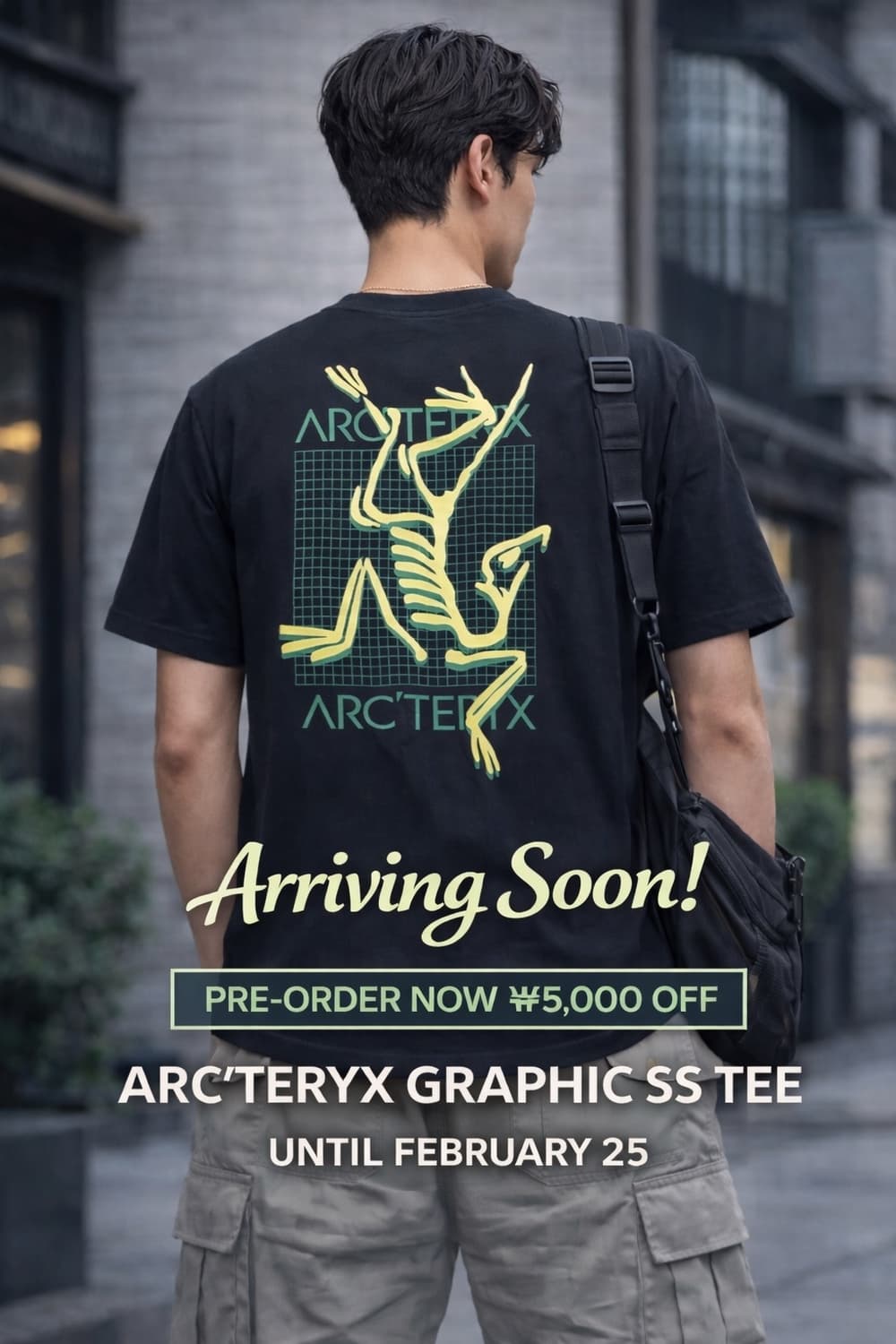 [사전예약할인] 아크테릭스 아크 멀티 버드 로고 반팔 티셔츠 (블랙) 상품이미지1