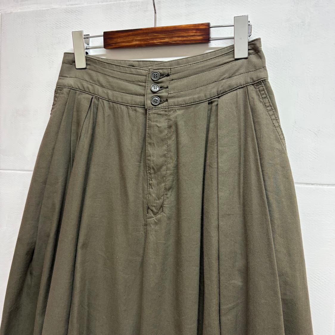 Zucca 주카 카키 와이드 팬츠 버뮤다 S JPN 상품이미지3