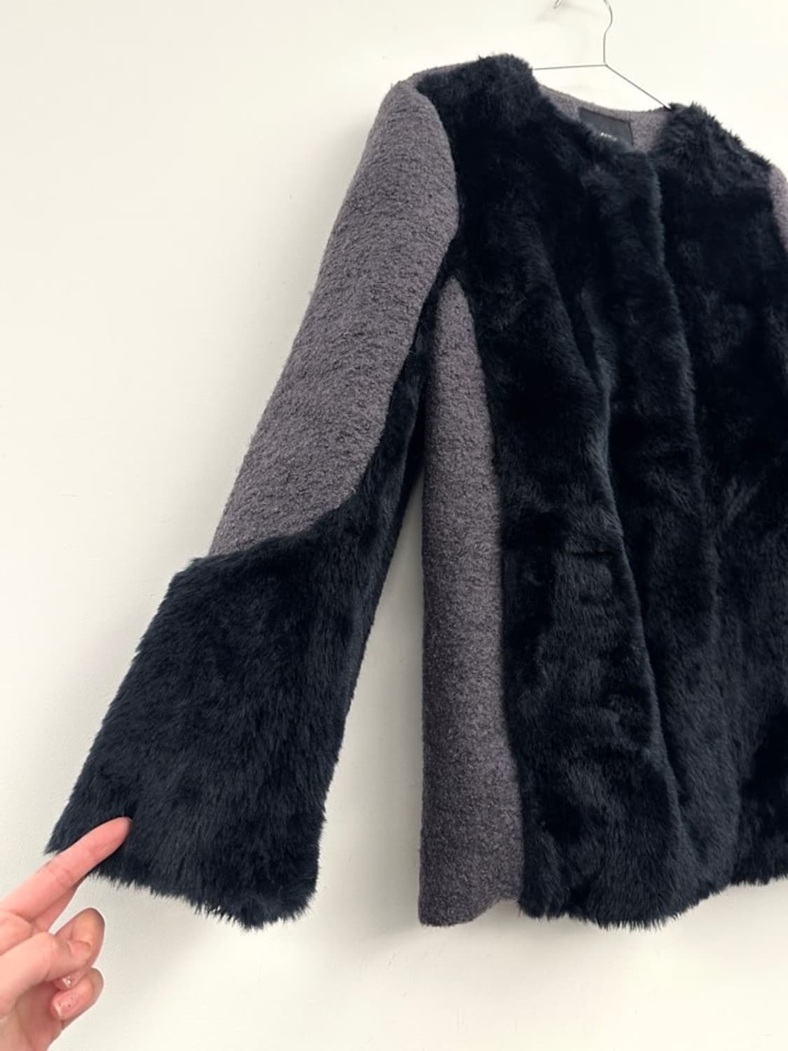 Formal double-fabric short coat  상품이미지3