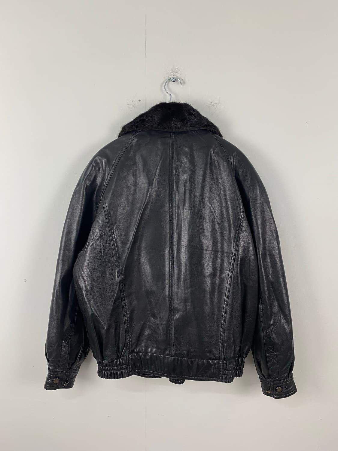 입생로랑 YSL 퍼카라 양가죽 레더자켓 M 상품이미지2