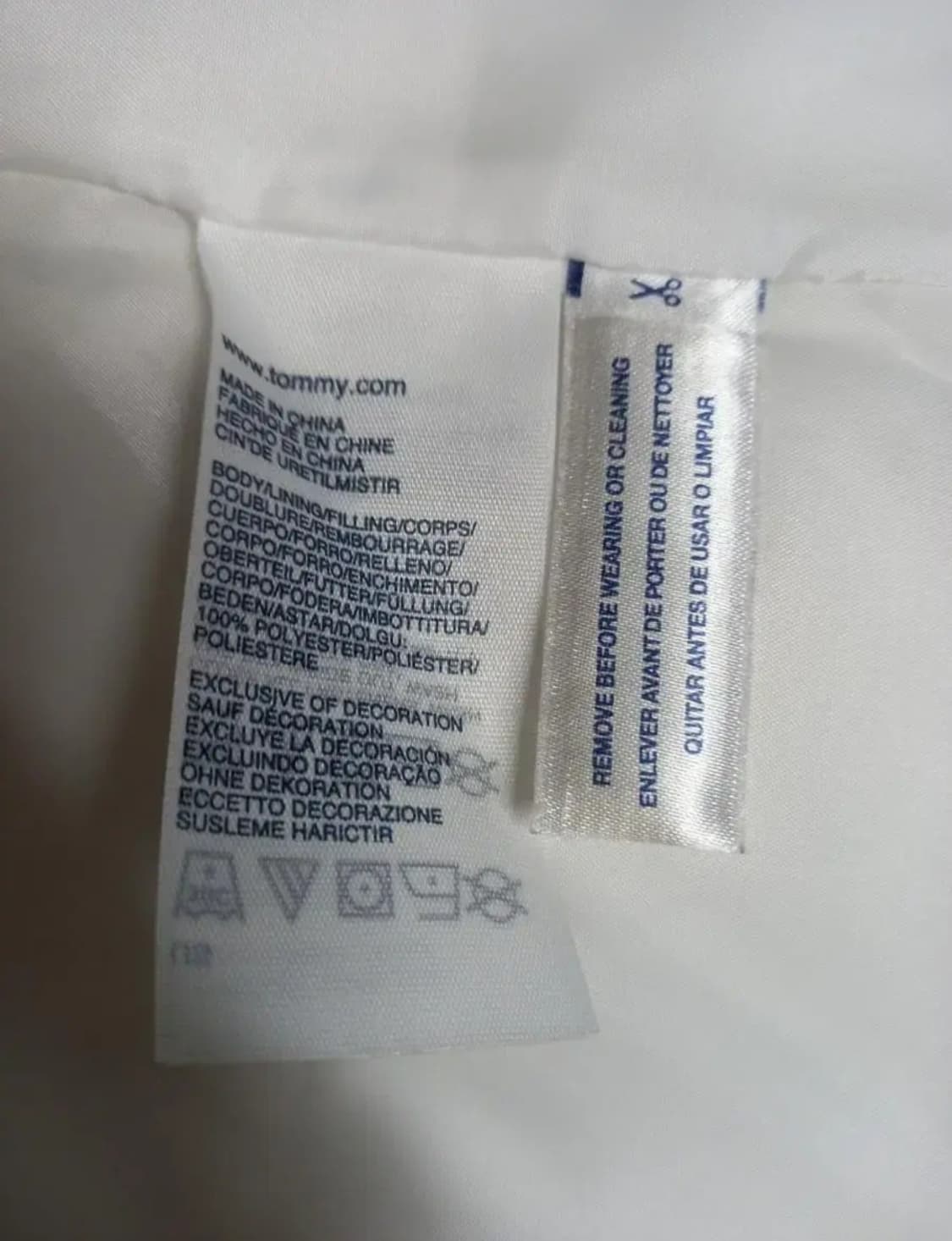 타미힐피거 화이트 패딩 베스트 55 상품이미지7