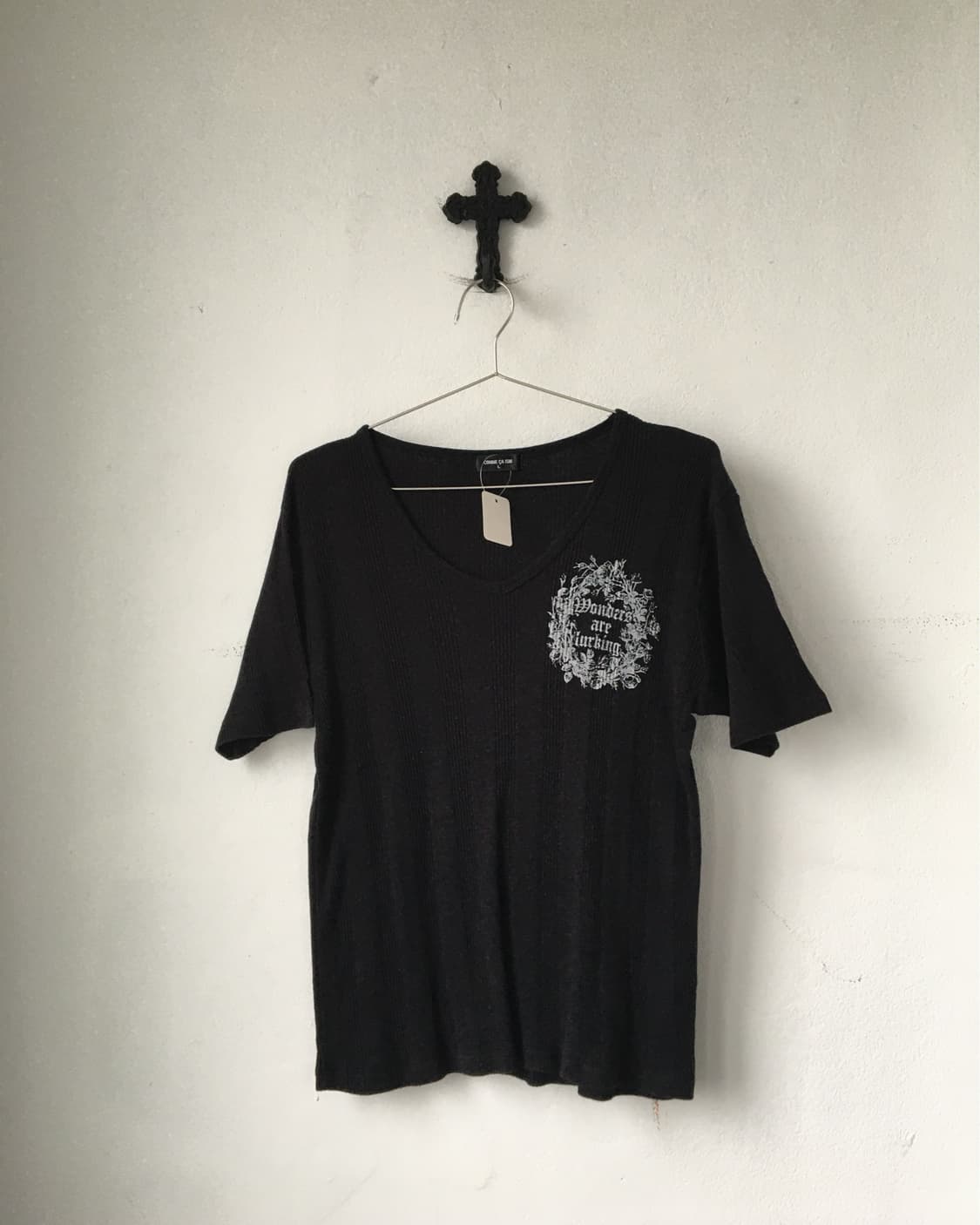 Printing point ribbed t shirt 상품이미지2