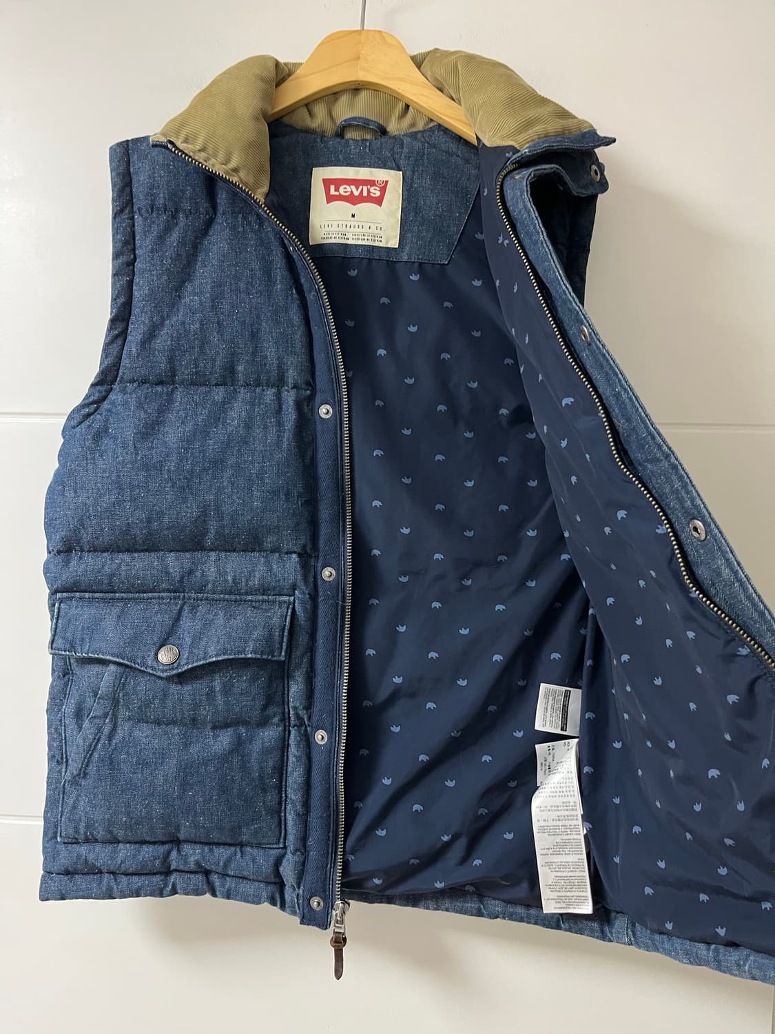 리바이스 다운 패딩 조끼 상품이미지3