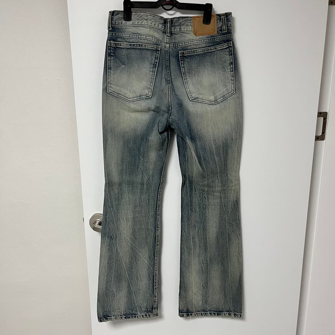 46 엘무드 연청 부츠컷 데님팬츠 상품이미지2