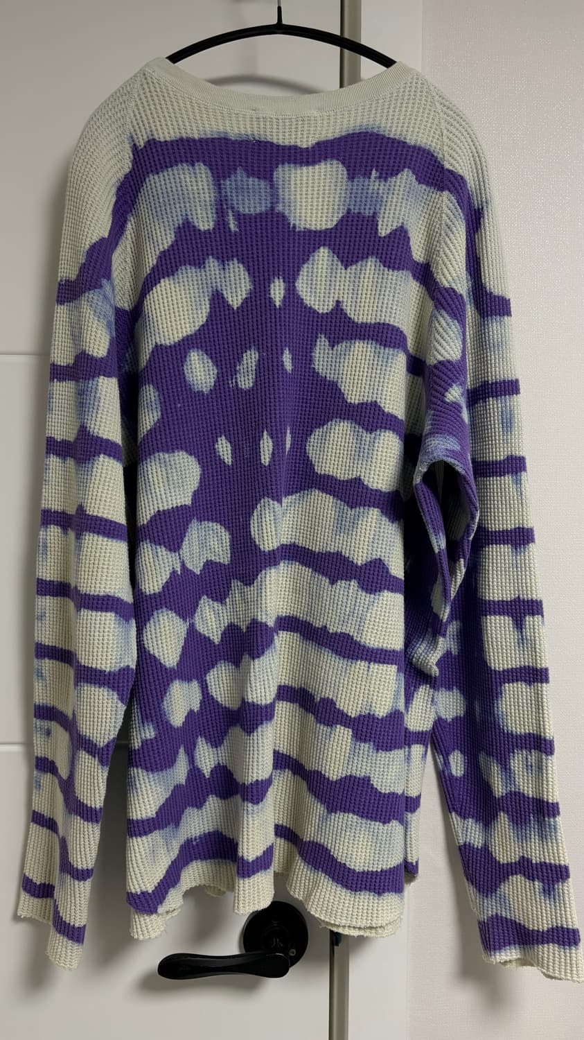 4) unused 언유즈드 타이다이 써멀 와플 롱슬리브 상품이미지2