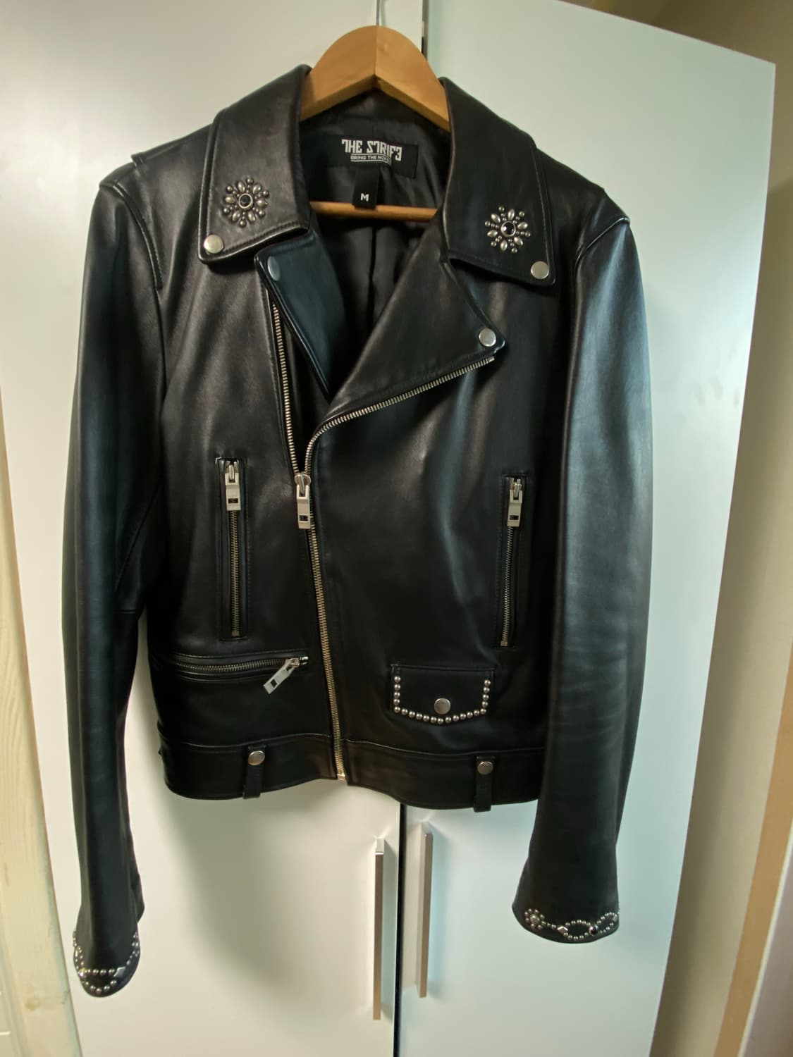 더스트라이프 커스텀 라이더 가죽자켓 판매합니다. 상품이미지1