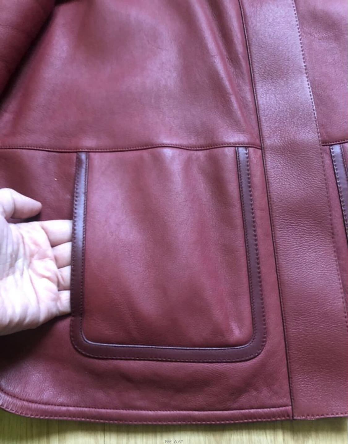 로로 피아나 재킷(시어링-램스킨)46 사이즈-해외발송 상품이미지6