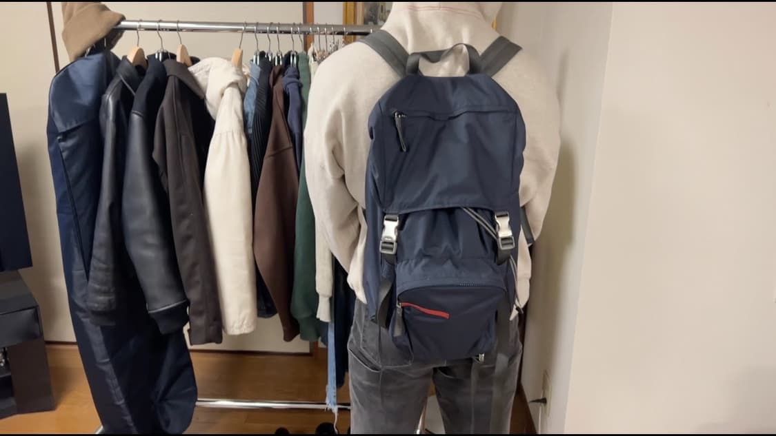 프라다 포코노 나일론 삼각 로고 올리브 그린 백팩 가방 kenijima 상품이미지9