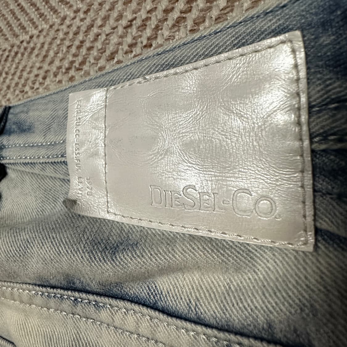 DIESEL italy made washed denim pants 상품이미지3