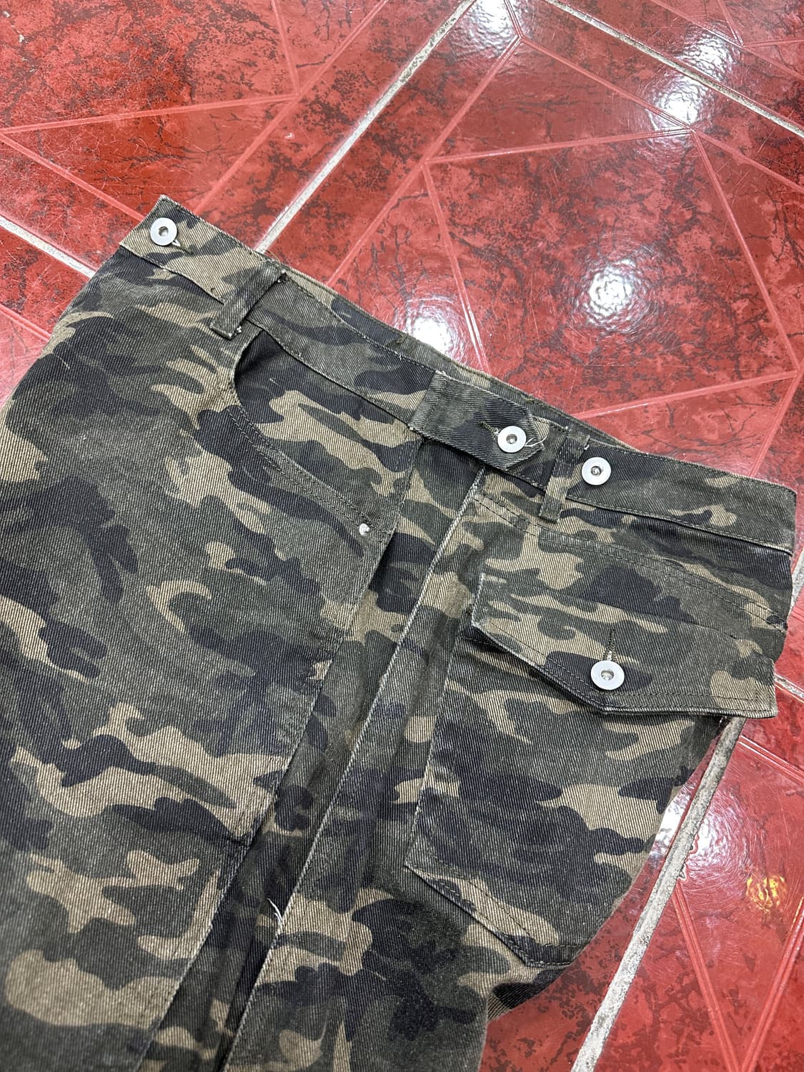 카모 와이드팬츠 상품이미지4