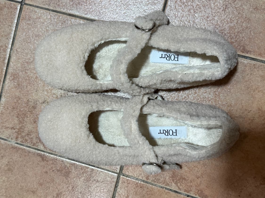 포른른 퍼 메리제인 아이보리 상품이미지4