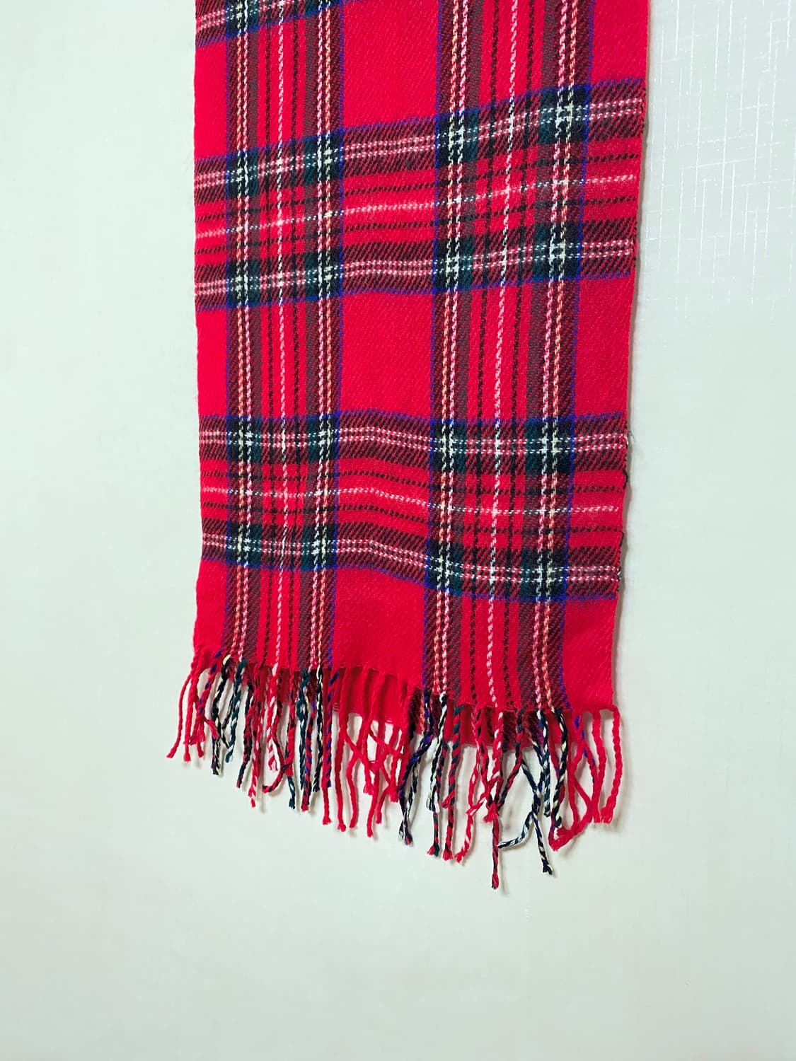 Red Tartan Check Scarf 상품이미지2