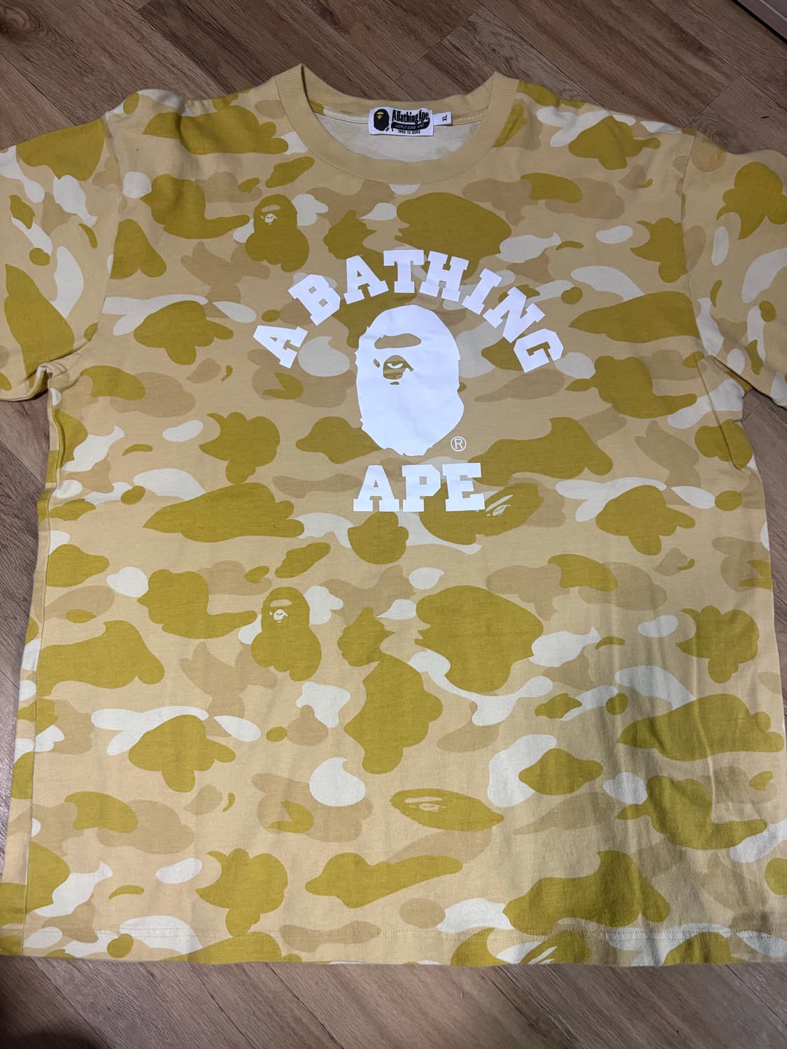 베이프 카모 컬리지 반팔 상품이미지1