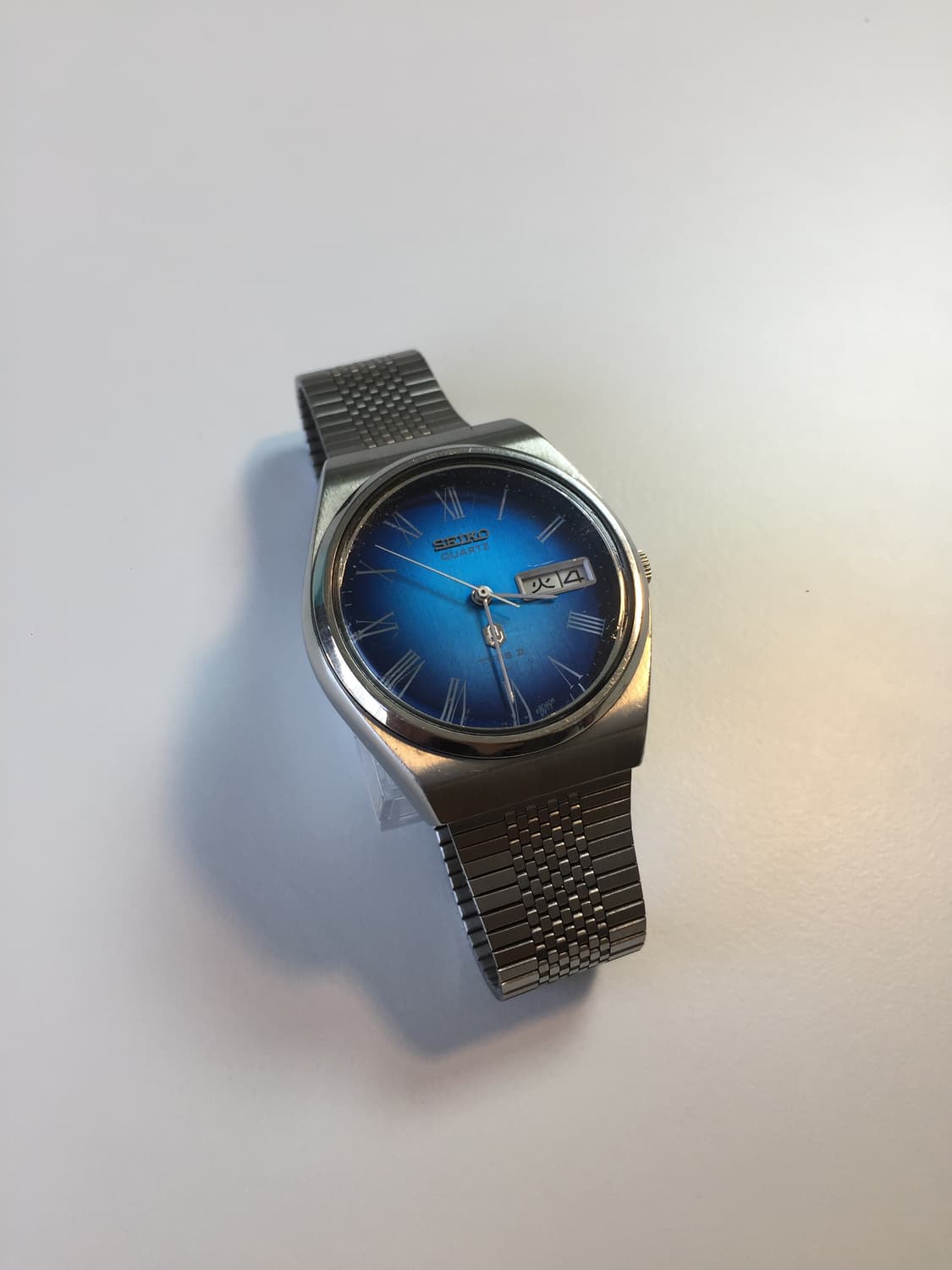 70s seiko type 2 blue roman index quartz 상품이미지7