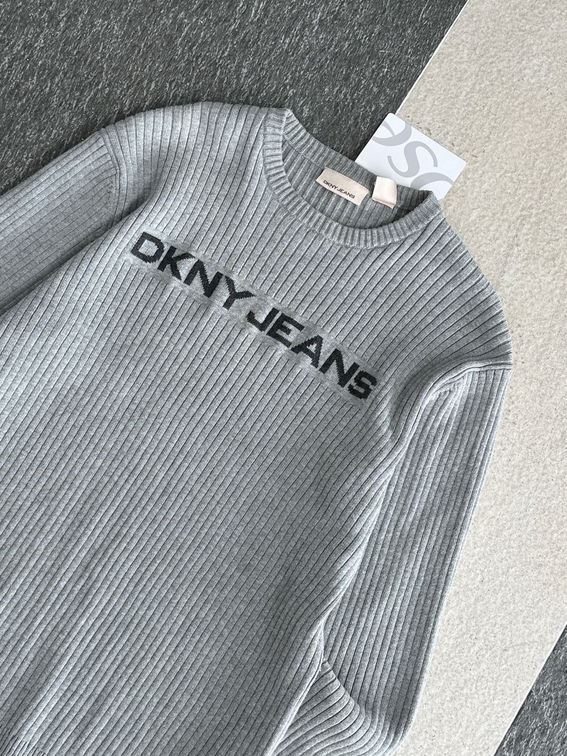 DKNY JEANS 골지 니트  상품이미지1