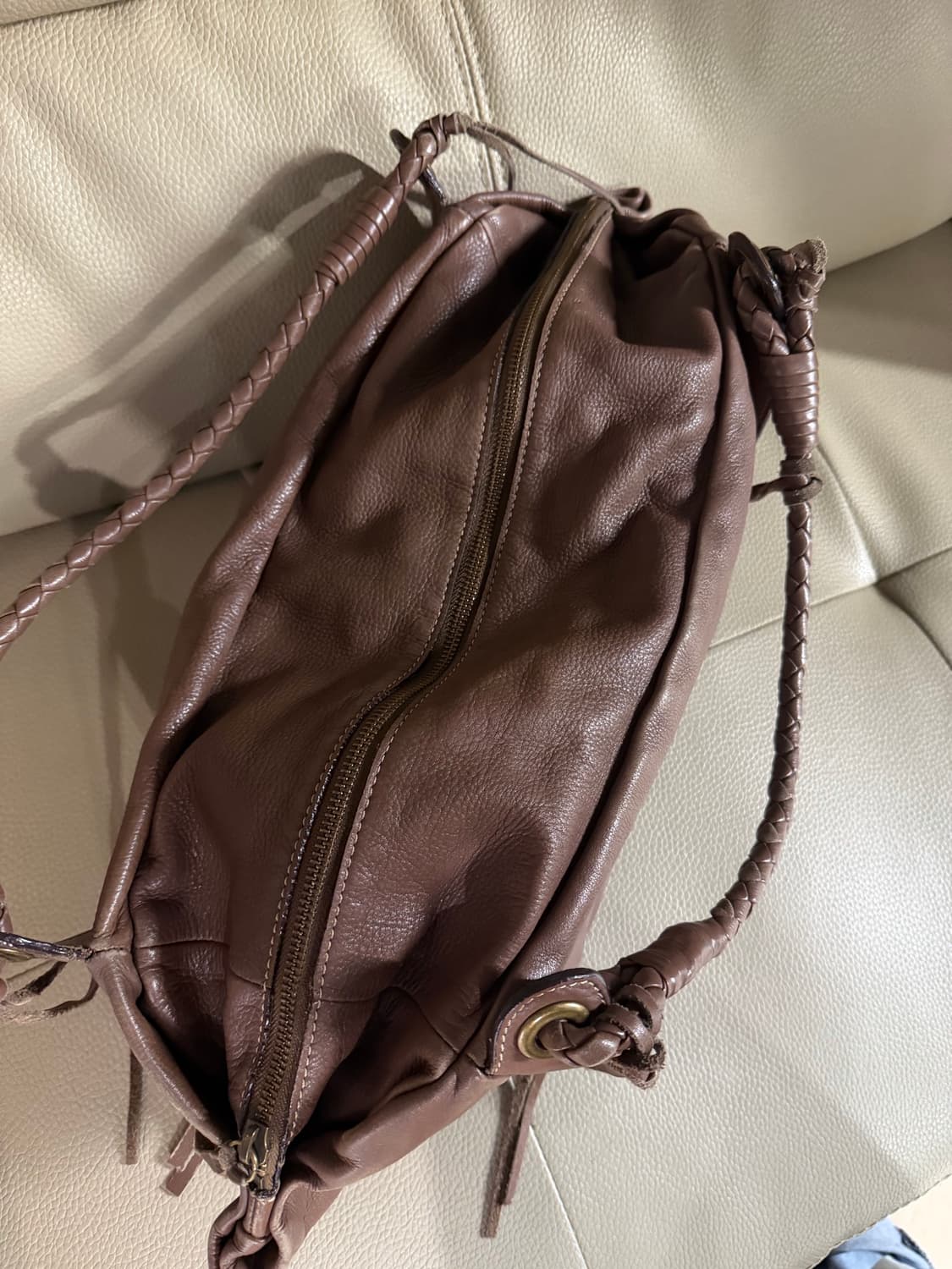 Braided detail slouch shoulder bag 상품이미지5