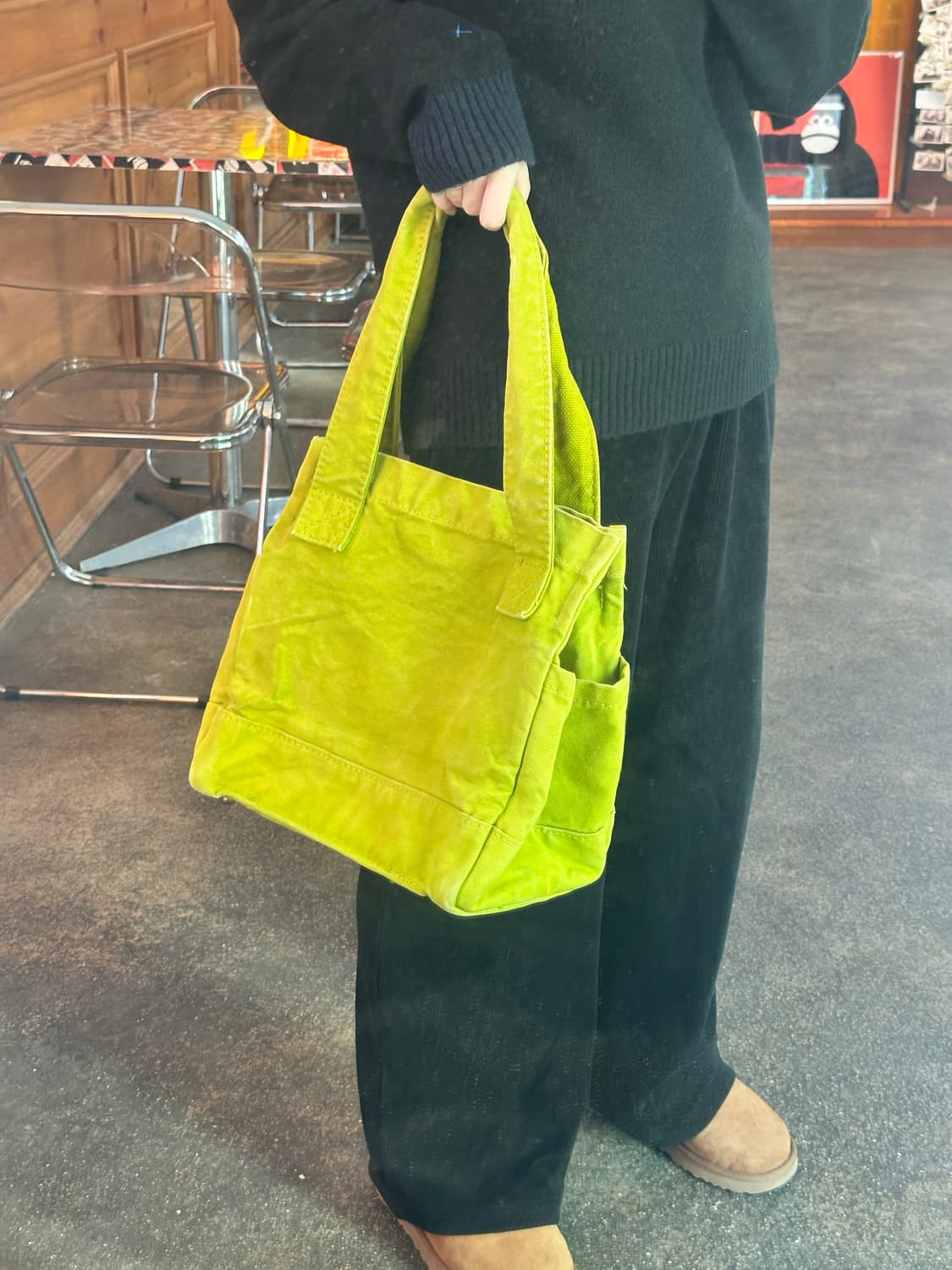 (착샷o) Kapital 캐피탈 더플 게임백 그린 상품이미지3