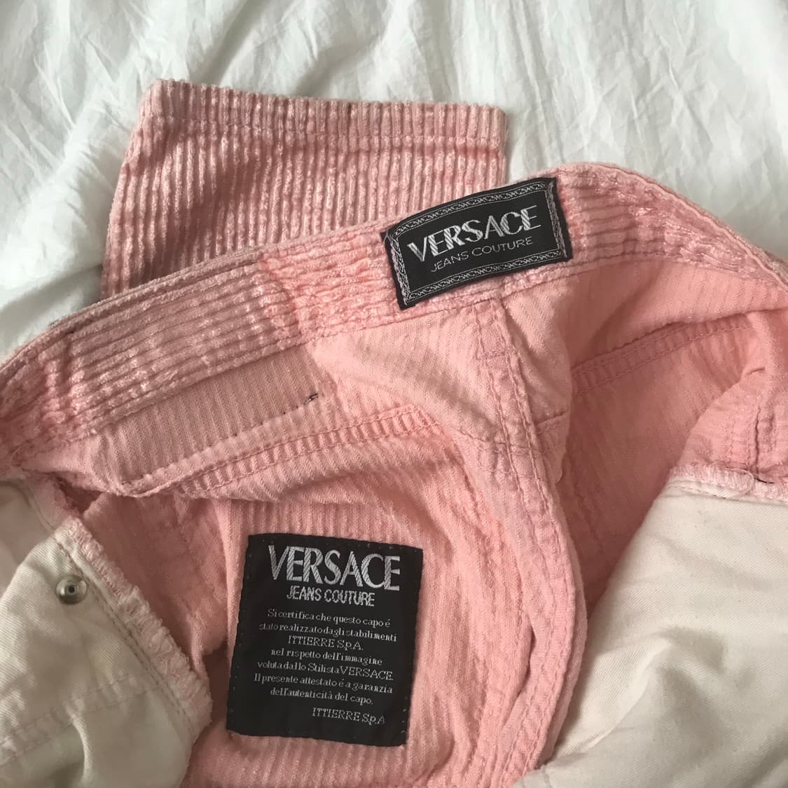 베르사체 진스 벨벳 골덴 바지 상품이미지4