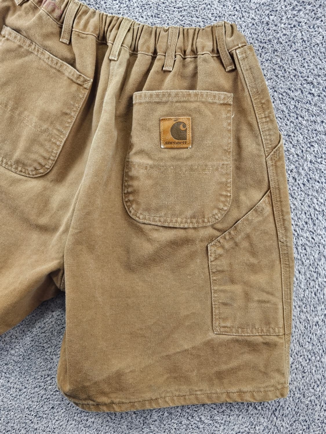 칼하트 밴딩 더블니 커스텀 워크 카펜터 반바지 (44추정) / 11491 상품이미지10