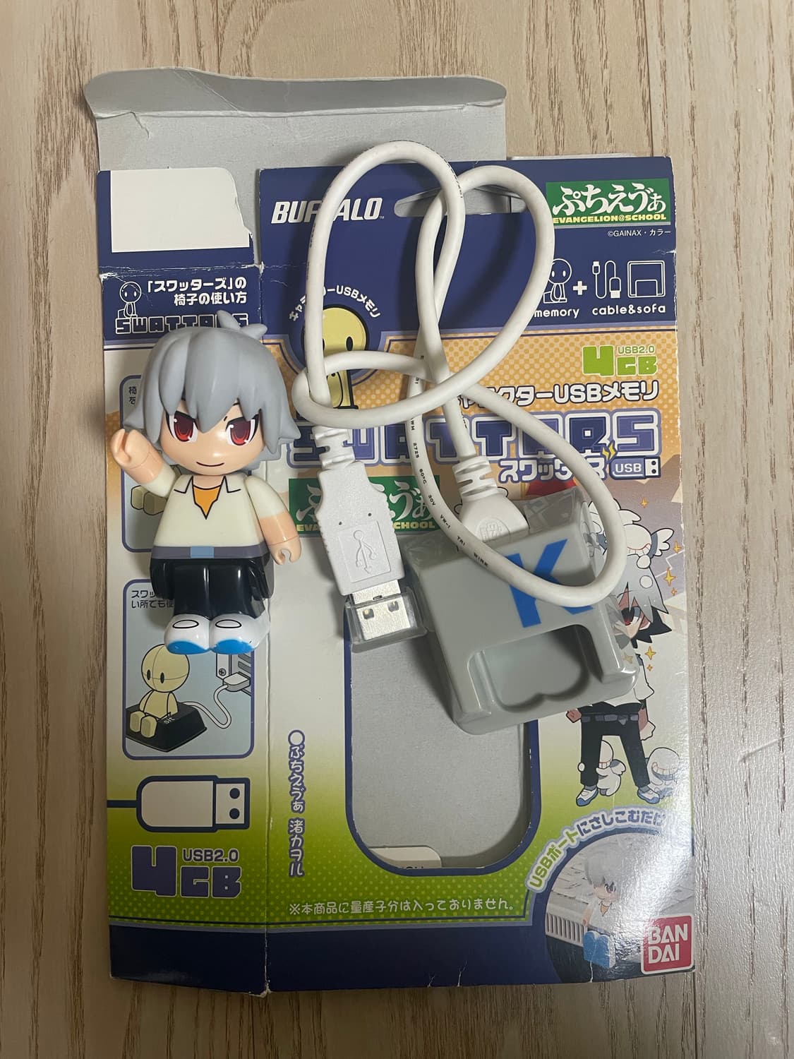 [에반게리온] 스왓타즈 푸치에 USB 4GB 나기사 카오루 교복 버전 상품이미지1
