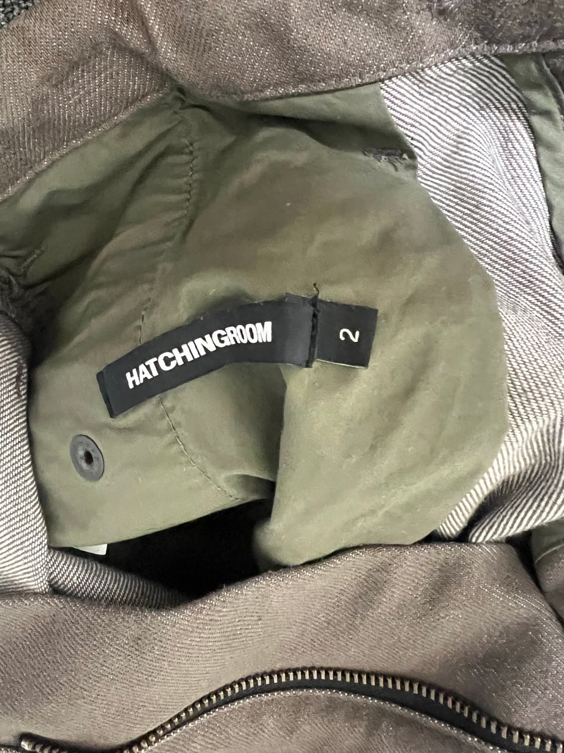 hatchingroom snow jeans washed brown 2 상품이미지6