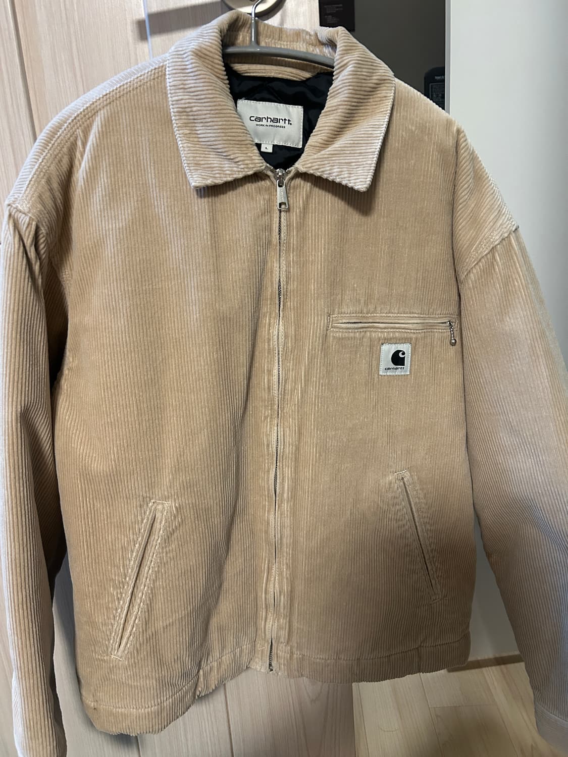 칼하트 코듀로이 자켓 베이지 상품이미지1