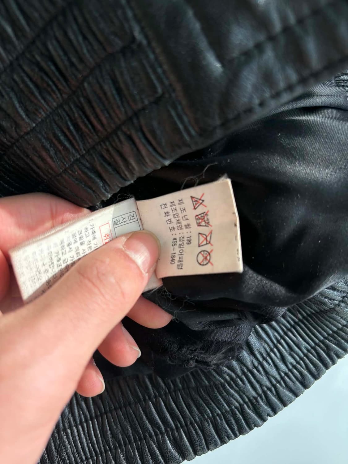 Vintage 90s 후드 퍼 가죽 자켓 상품이미지6