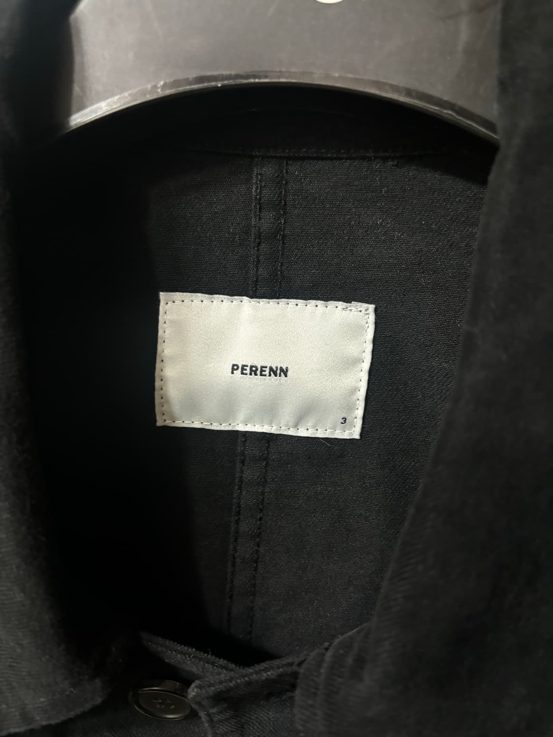 퍼렌 / 몰스킨 프렌치 워크 자켓 블랙 / 3 상품이미지5