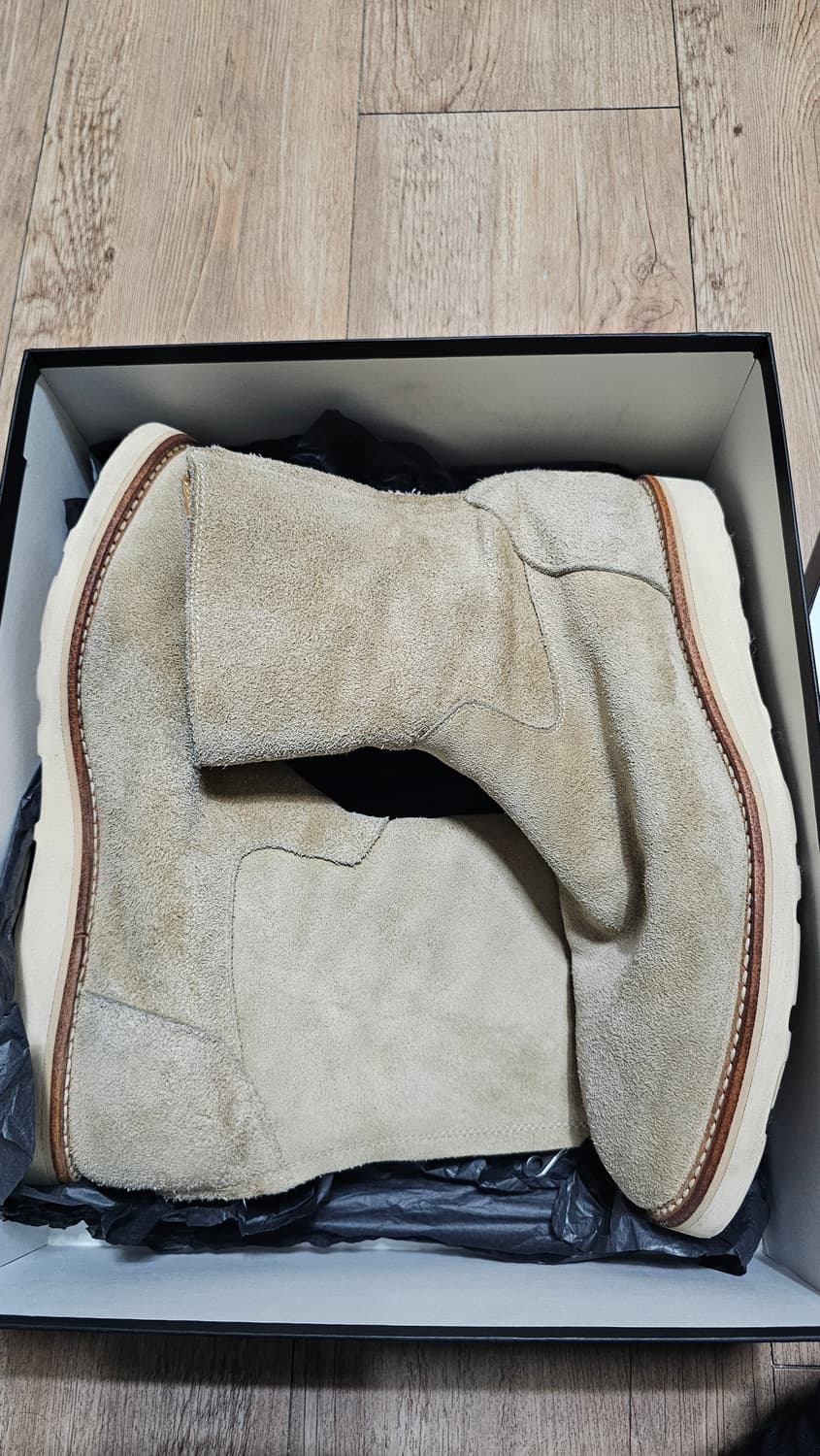 마인데님 MINEDENIM 스웨이드 백지퍼 부츠 42 상품이미지1