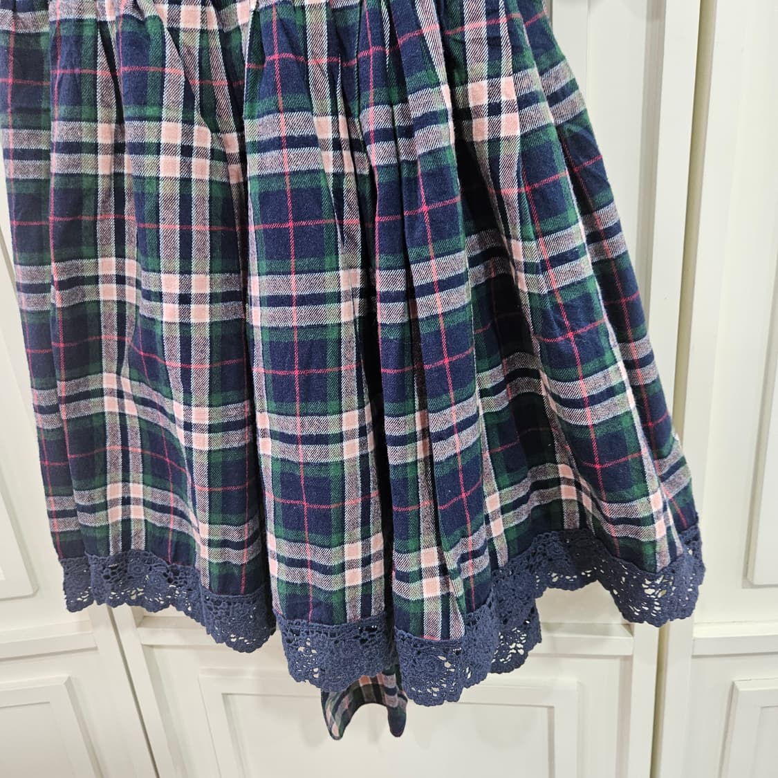 리즈리사 체크 원피스 상품이미지5