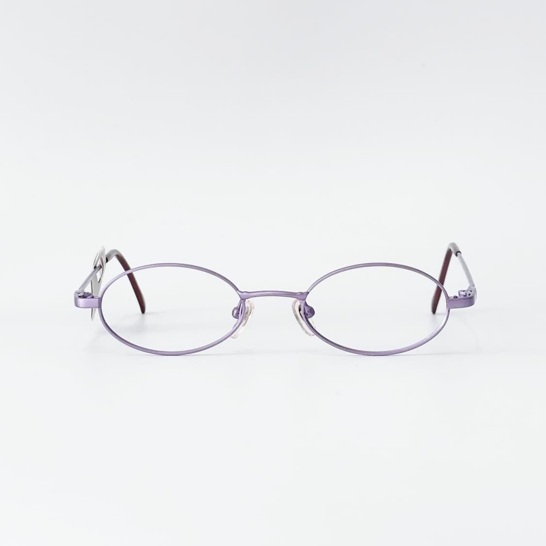 Close-up 퍼플 오벌 메탈 데드스탁 빈티지안경 상품이미지1