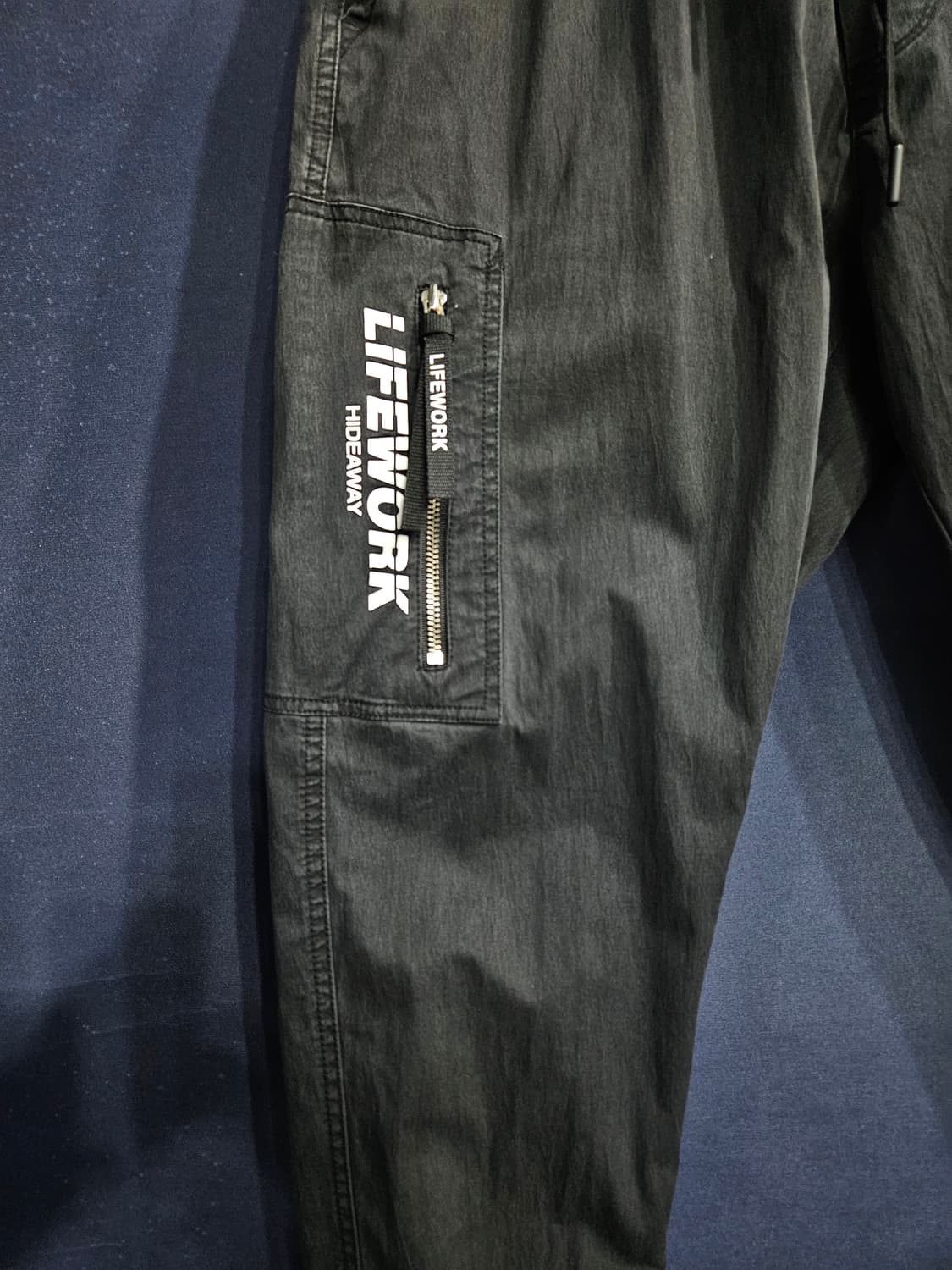 라이프워크 블랙 남성 허리 30~32 카고 조거팬츠  상품이미지5