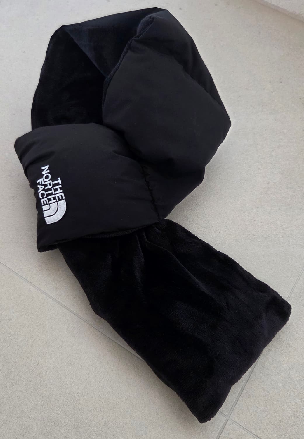 노스페이스 패딩 목도리 블랙 상품이미지4