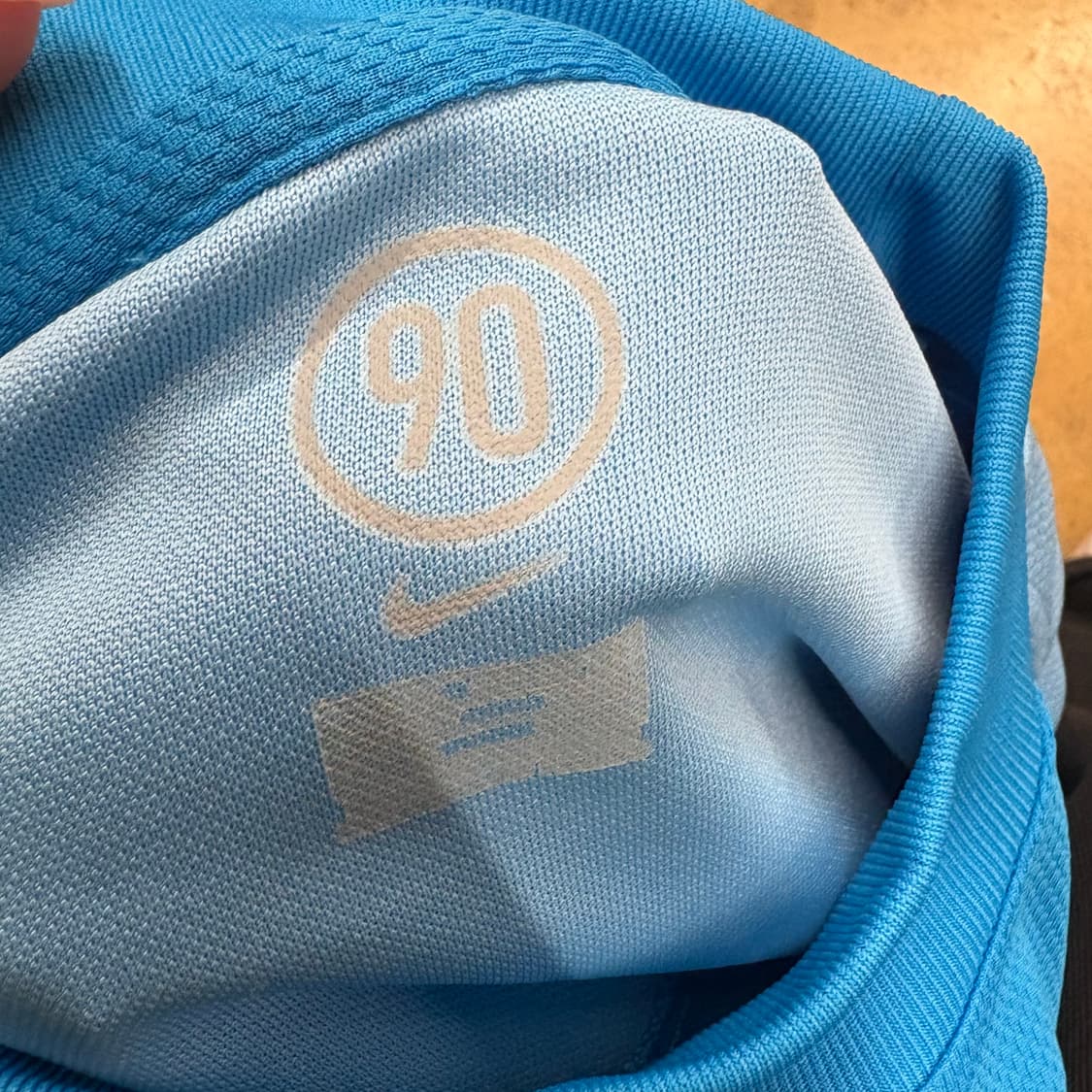 [정품/110,xl] 나이키 축구 국대 반팔티셔츠 블루 b16 상품이미지5