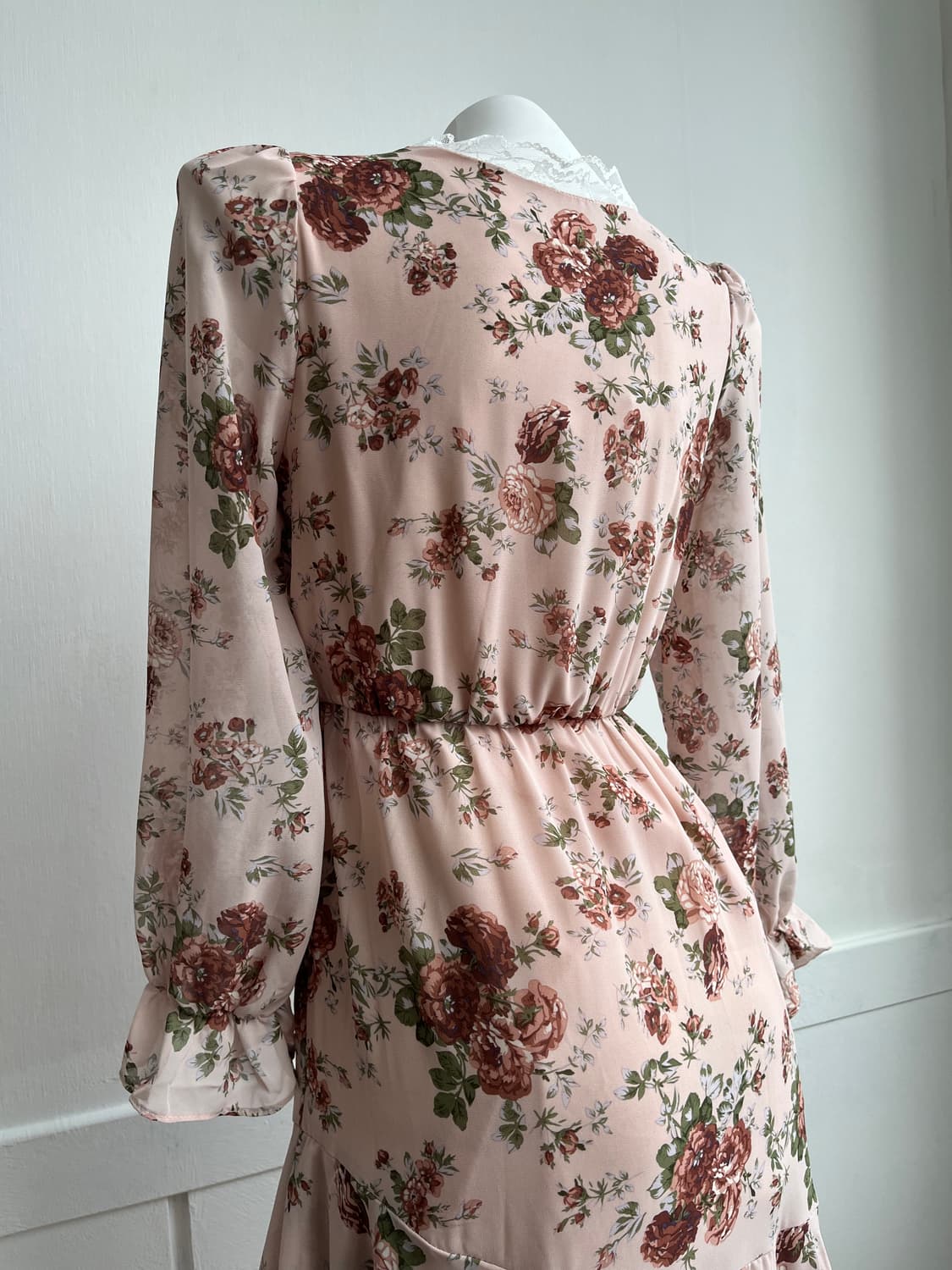 리리앤코 플로럴 러플 롱 원피스 상품이미지6