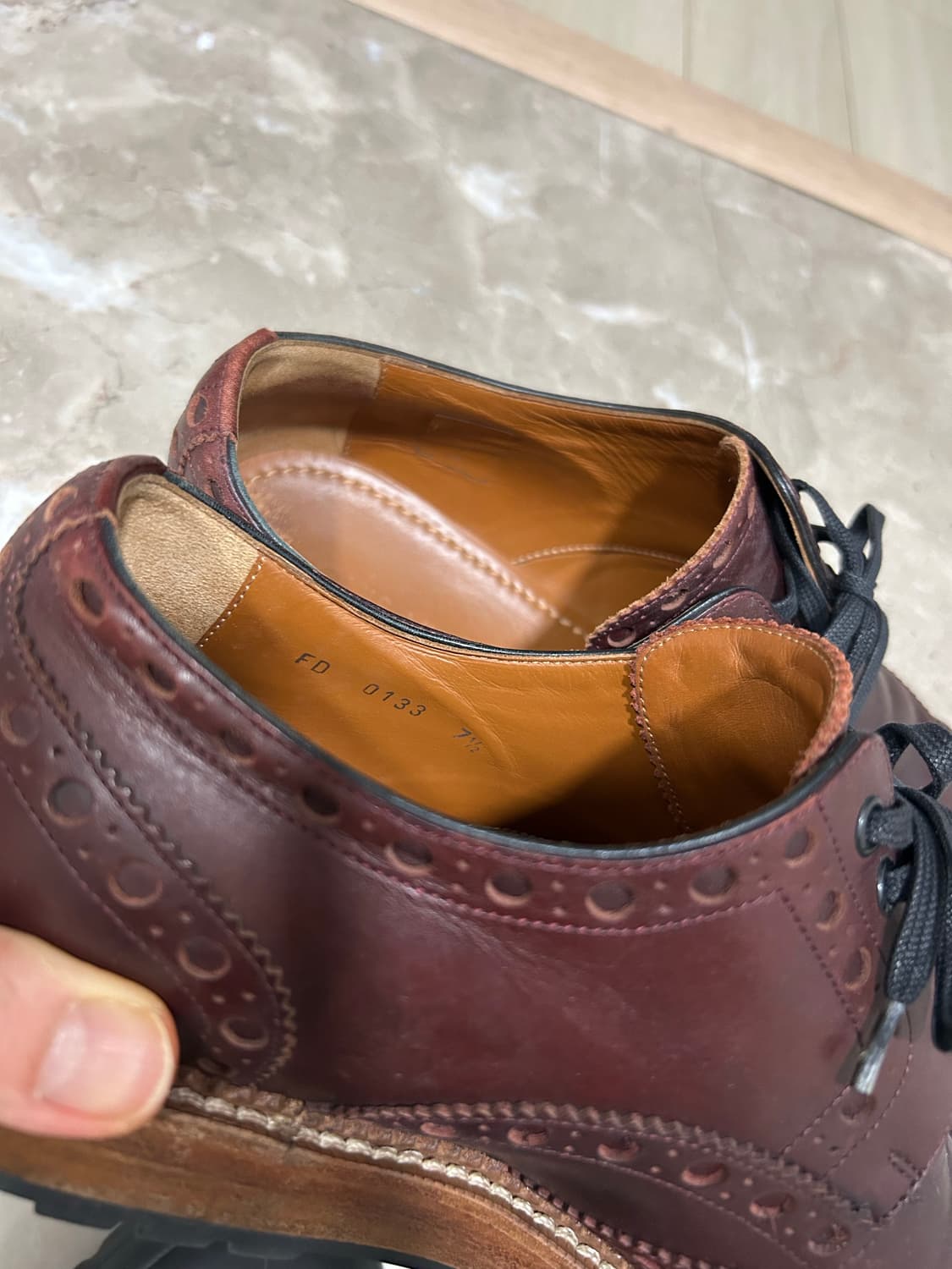 루이비통 윙팁 남성 로펌 상품이미지3