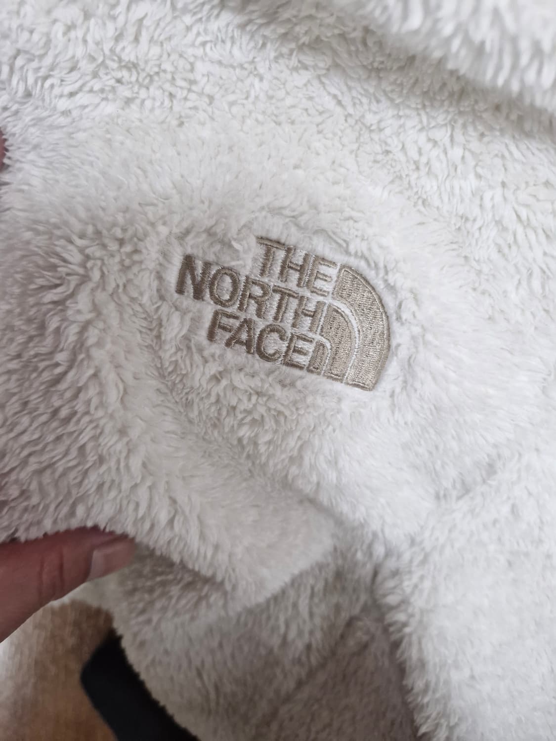 노스페이스 화이트 뽀글이 플리스 집업 S 상품이미지4