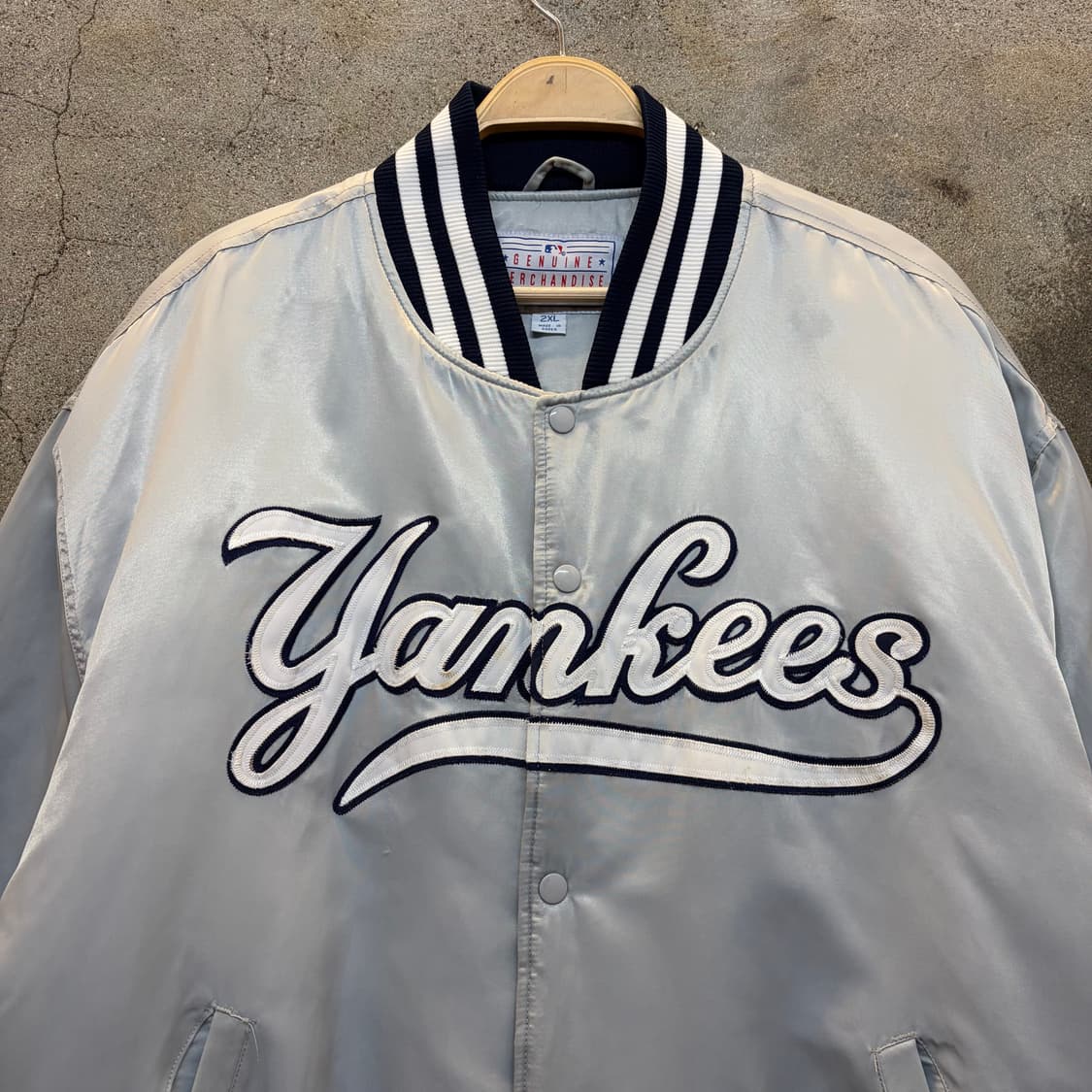 레어 90s Made in Korea 스타터 뉴욕양키스 패딩자켓 항공점퍼 상품이미지4