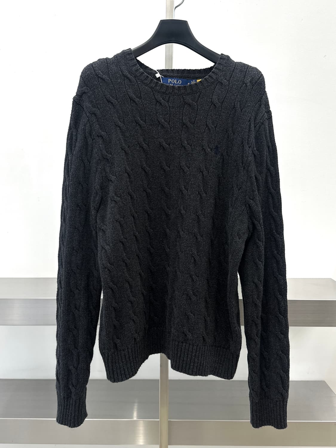 폴로 랄프로렌 차콜 케이블 니트  상품이미지2