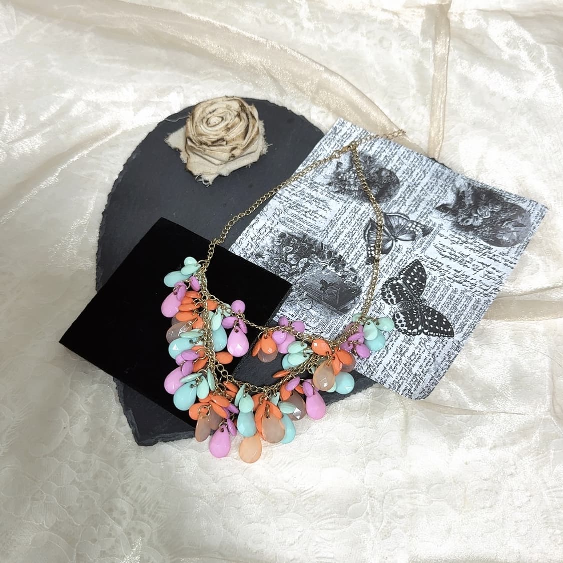 빈티지 레이어드 오리엔탈  쿠바체인 목걸이 상품이미지2