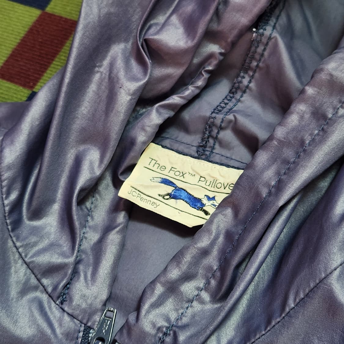 80s JC Penney 패커블 풀오버 윈드 브레이커 상품이미지4
