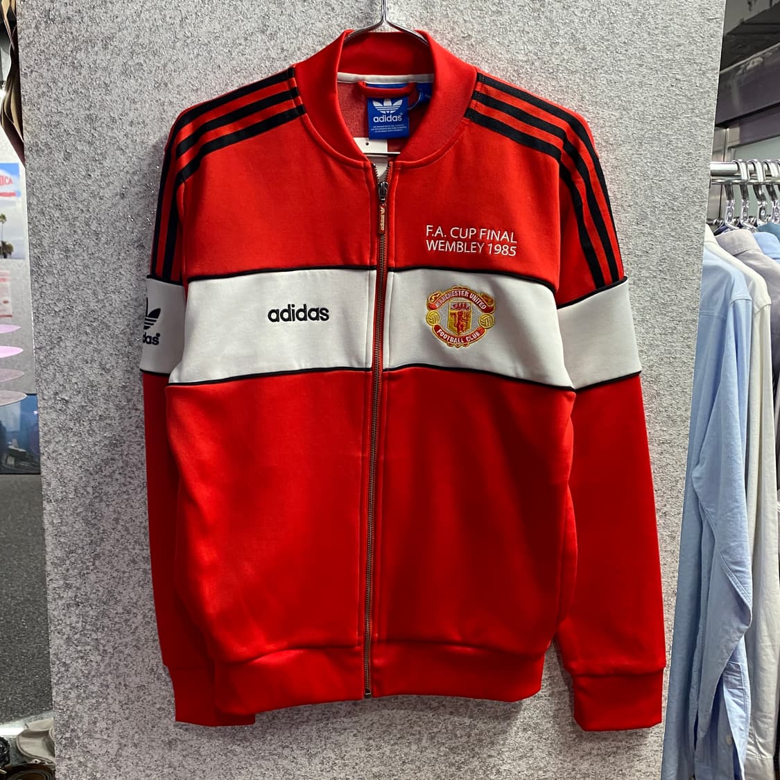 아디다스 맨유 배색 트랙탑 져지 b3389 상품이미지2