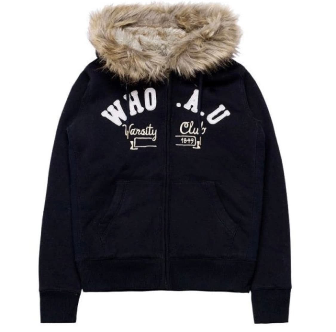 후아유 울프죠 후드집업 상품이미지1