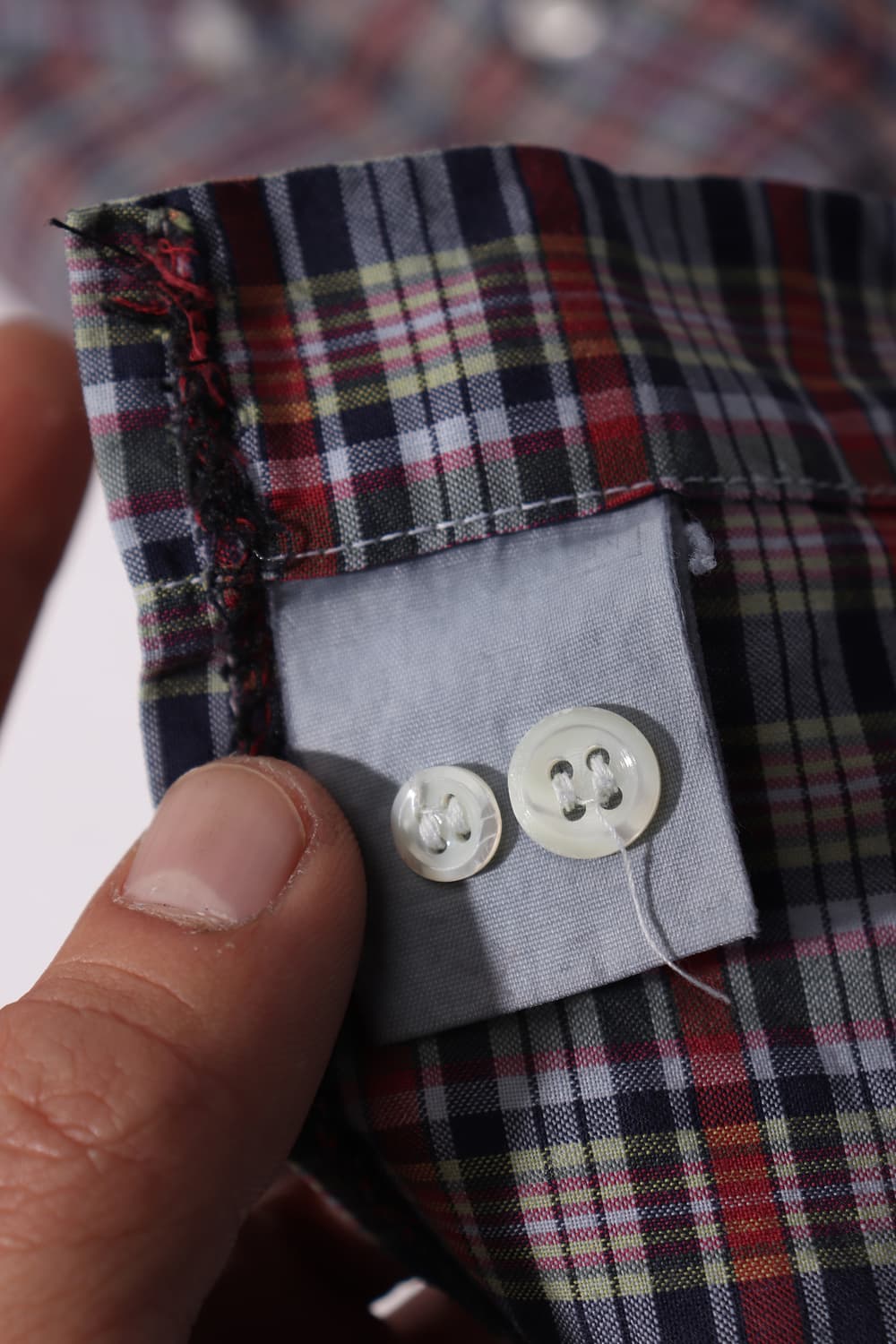 RALPH LAUREN 코튼 체크 셔츠 size L 상품이미지7