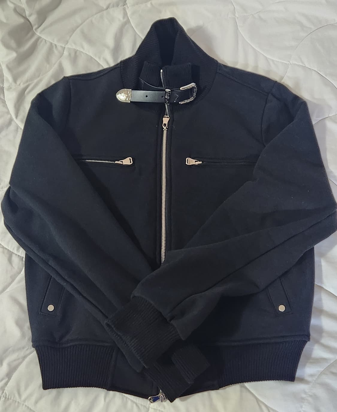 일리오 하이넥 블루종 상품이미지2